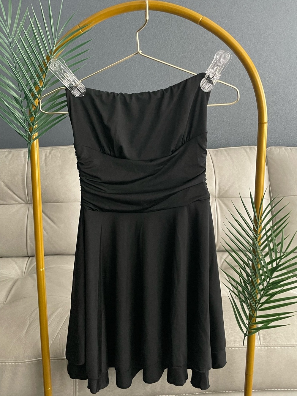 Amazon Echoine Black Strapless A-Line Dress